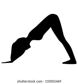 Yoga position - sumeru asana