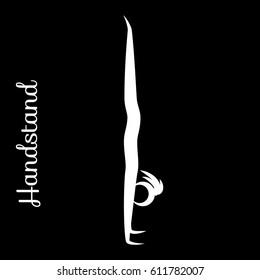  Yoga Position. Vector Silhouette Illustration. Vector graphic design or logo element for spa center, studio, class, center, poster. Yoga retreat. 