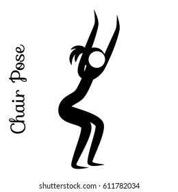  Yoga Position. Vector Silhouette Illustration. Vector graphic design or logo element for spa center, studio, class, center, poster. Yoga retreat. 