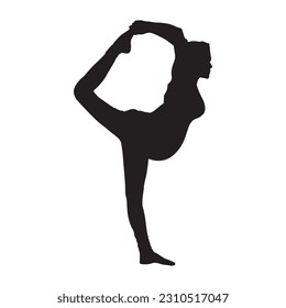 yoga for pregnant women silhouette