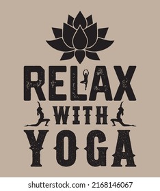Yoga Quotes T shirt Design