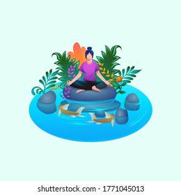 Yoga relaxation, Yoga in nature 