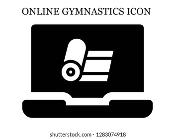 Yoga search icon. Editable Yoga search icon for web or mobile.