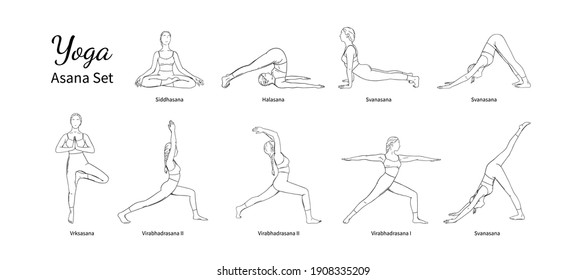 311 Yoga asana name Images, Stock Photos & Vectors | Shutterstock