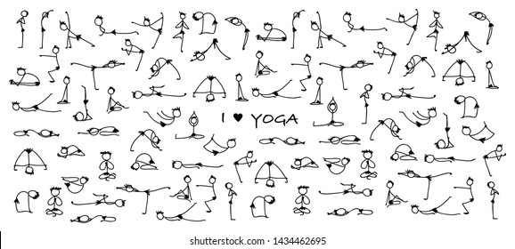 Yoga set, sketch for your design