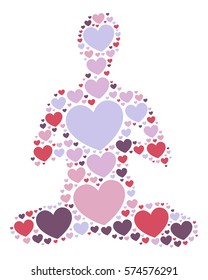 yoga shape design vector illustration 