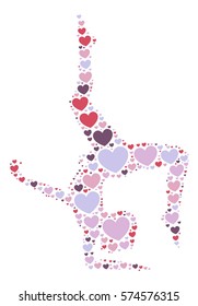yoga shape design vector illustration 