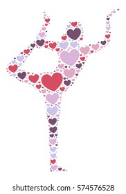 yoga shape design vector illustration 