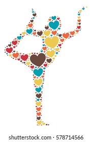 yoga shape design vector illustration 