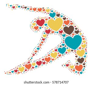 yoga shape design vector illustration 