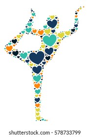 yoga shape design vector illustration 