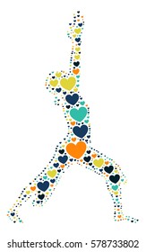 yoga shape design vector illustration 