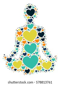 yoga shape design vector illustration 