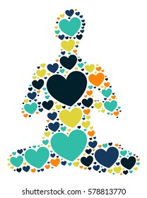 yoga shape design vector illustration 