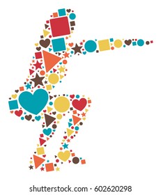 yoga shape design vector illustration 