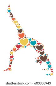 yoga shape design vector illustration 