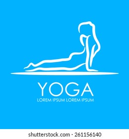 Yoga Sign Vector Stock Vector (Royalty Free) 261156140 | Shutterstock