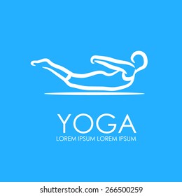 yoga sign vector