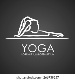 yoga sign vector