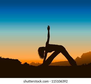 Yoga Silhouette