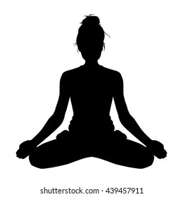 Yoga silhouette