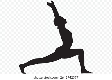  yoga silhouette poses  for international yoga day  .  Yoga Silhouette Illustration .  eps 10