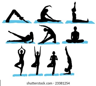 Yoga Silhouettes