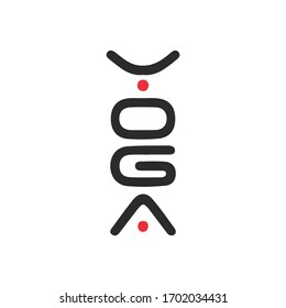 Yoga. Single flat color icon. Vector illustration.