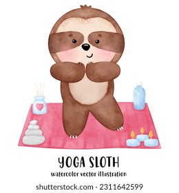 Yoga sloth, Cute sloth, Cute Yoga, Animal, Yoga animal