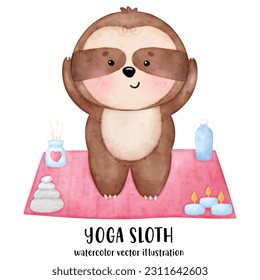 Yoga sloth, Cute sloth, Cute Yoga, Animal, Yoga animal