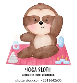 Yoga sloth, Cute sloth, Cute Yoga, Animal, Yoga animal