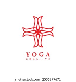 Yoga SPA Center natural icon design