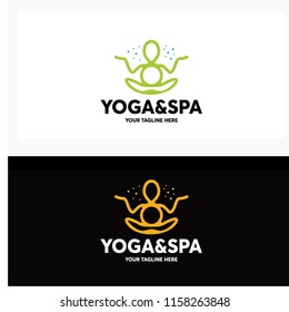 Yoga & Spa Logo Design Template