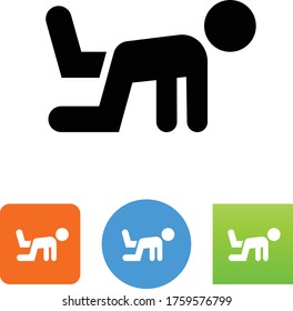 Icono del vector de bienestar de streaming de yoga
