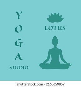 Yoga studio, yoga centre concept.	