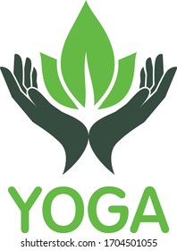 Yoga Studio Logo, Gesundheit, Vektorillustration, Körper, Spa