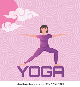 plantilla de banner web de estudio de yoga para sitio web