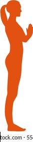 Yoga sun salutation - Position one pranamasana