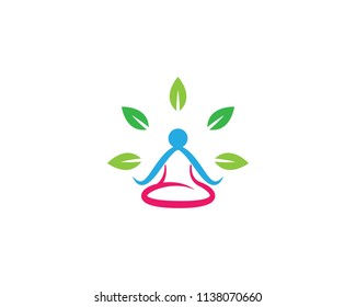 Yoga symbol illustration