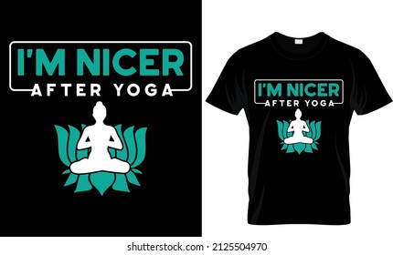 Yoga t shirt design, Yoga typography T shirt Design, print, vector illustration, typography t shirt,