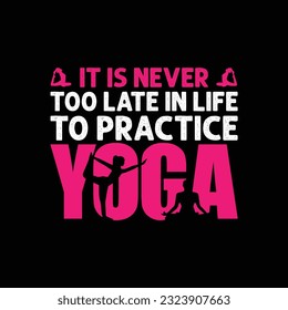 Diseño de camisetas de yoga Vector, vector de yoga, camiseta de yoga