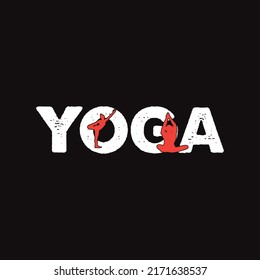 yoga t shirt - vector