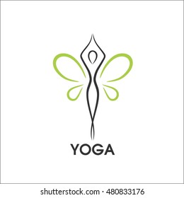 Yoga template for logo