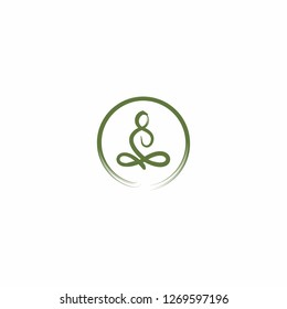 Yoga Therapy Logo Stock Vector (Royalty Free) 1269597196 | Shutterstock