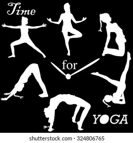 Yoga time, watch concept