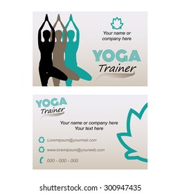 Yoga Trainer Business Card