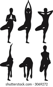 Yoga tree exercise