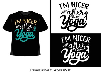 Yoga T-shirt Design, Meditation T Shirt Design Vector, Yoga Vibes, Illustration, Yoga Design,  Meditation, Yoga Saying Typograph.