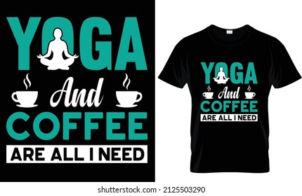 Yoga t-shirt design, Yoga typography T shirt Design, print, vector illustration, typography t shirt,