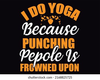 Yoga t-shirt design vector file
